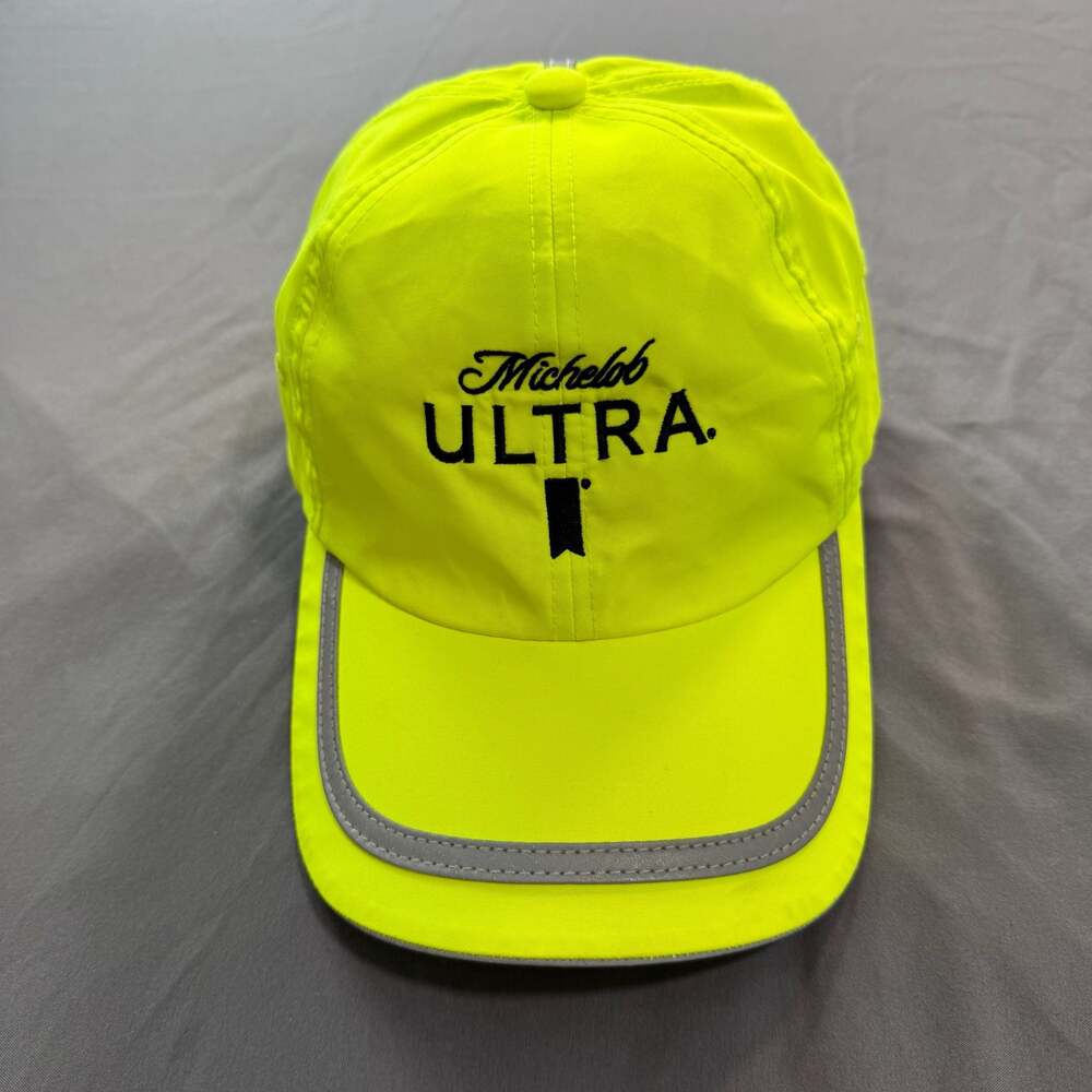 Port Authority Michelob Ultra Neon Yellow Reflective Hat  Cap